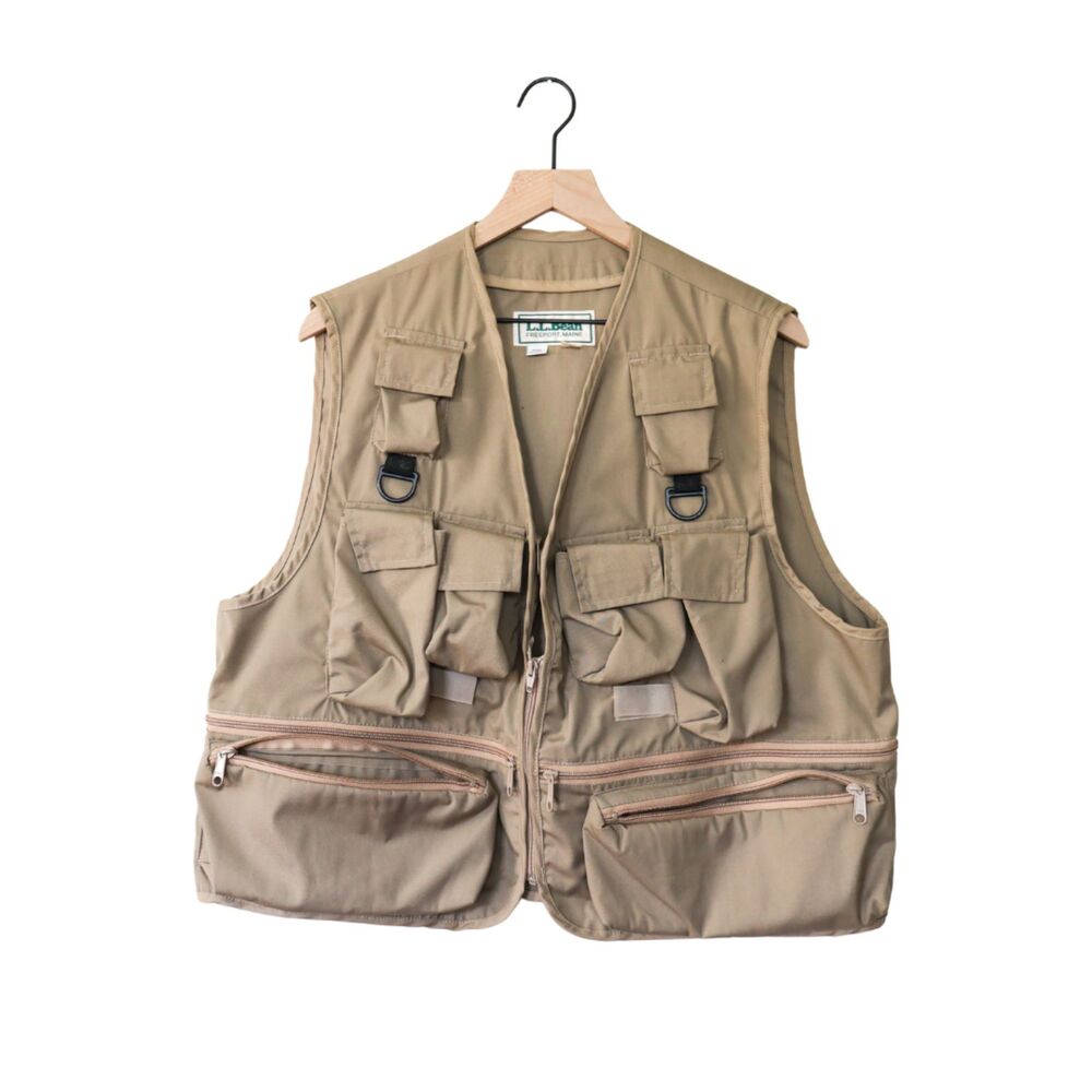 LL Bean Mens Fishing Vest vest XL